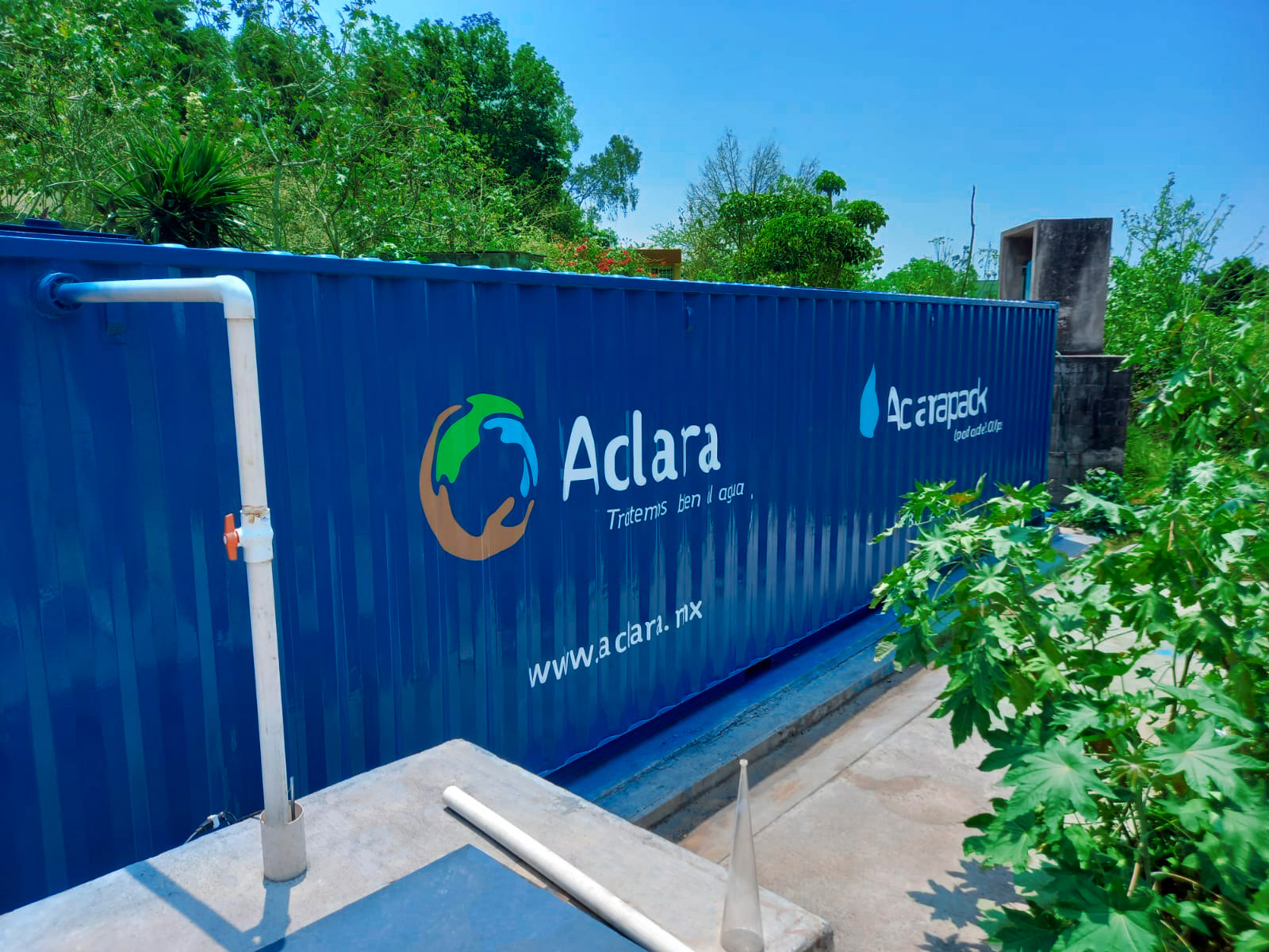 Aclarapack planta paquete