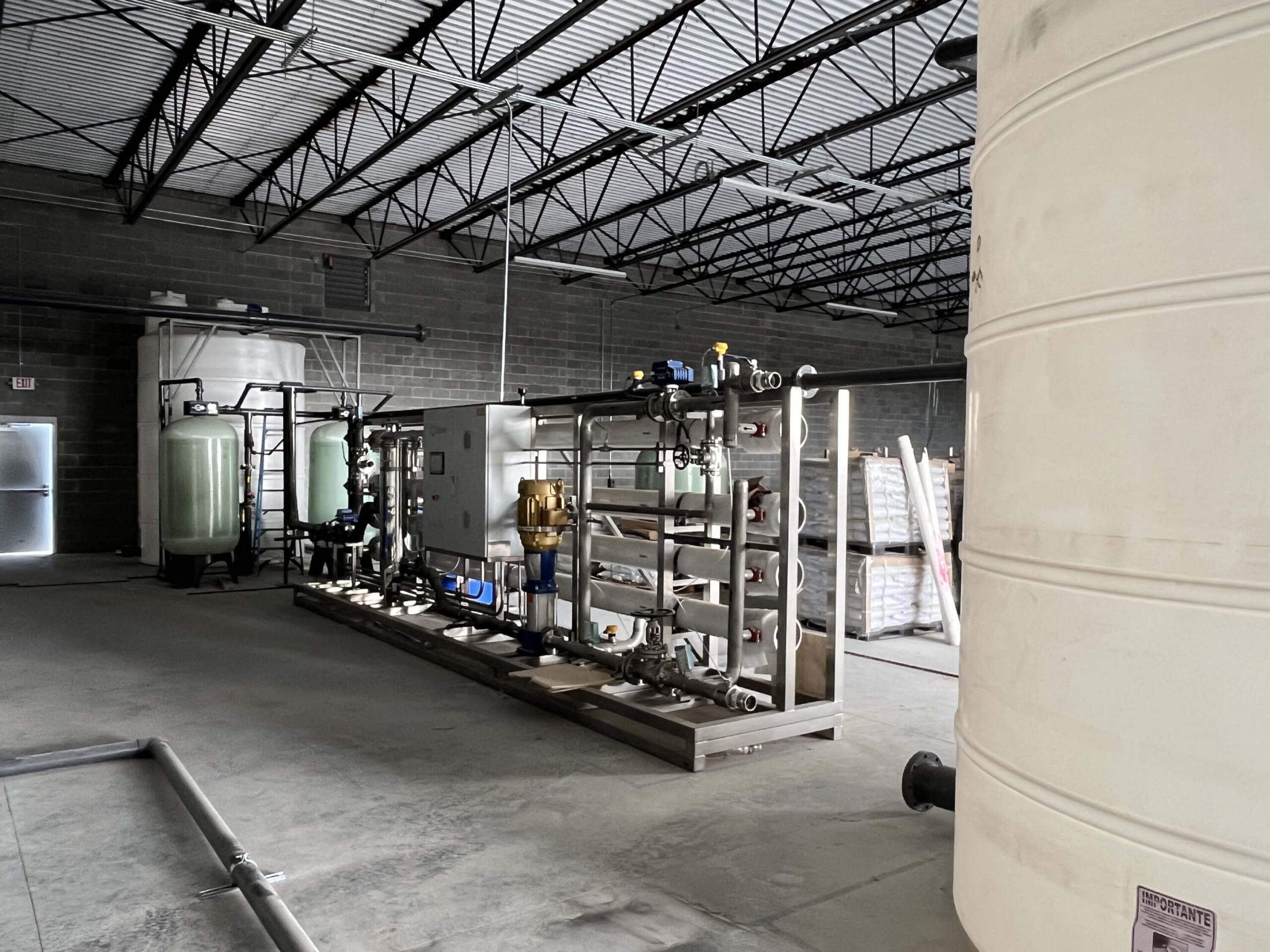 Planta industrial en operación